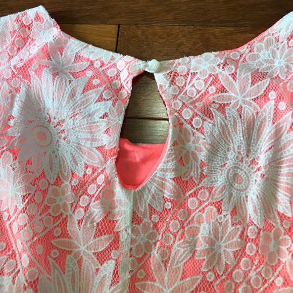 Xhilaration Lace White & Orange Dress - Picture 4 of 6